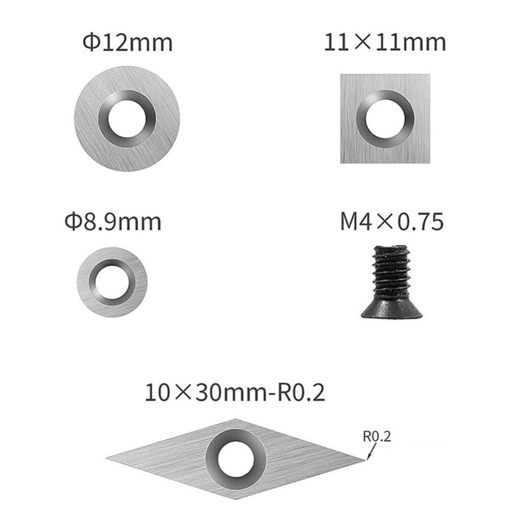For Comfortable For Wood Turning Ergonomic Design Tungsten Carbide Inserts