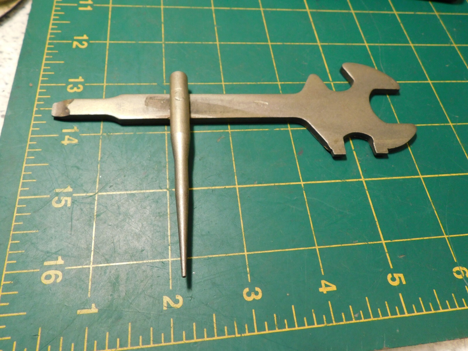 #B-8596-4 Vintage Browning Multi-Wrench with 3337-7 Pin Punch
