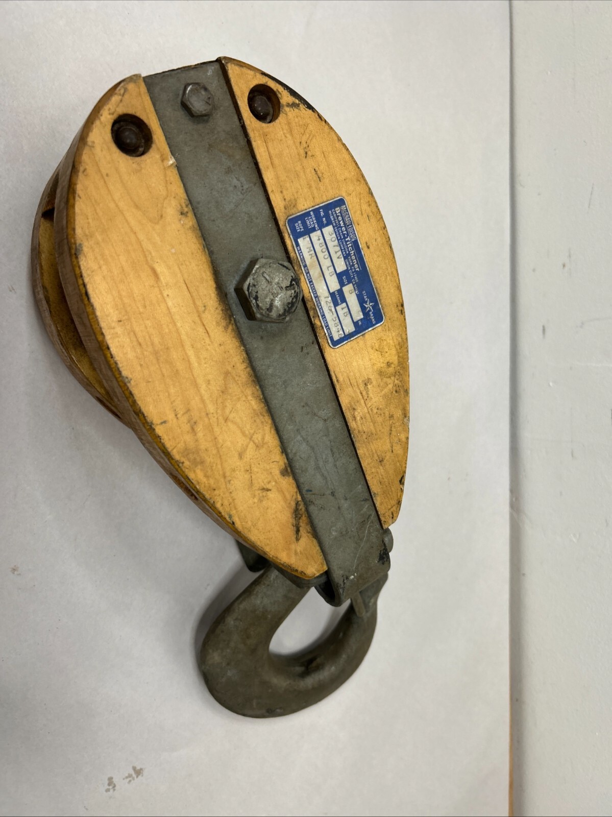 McGraw Edison/Brewer Titchener no8 Snatch Block 4800lb