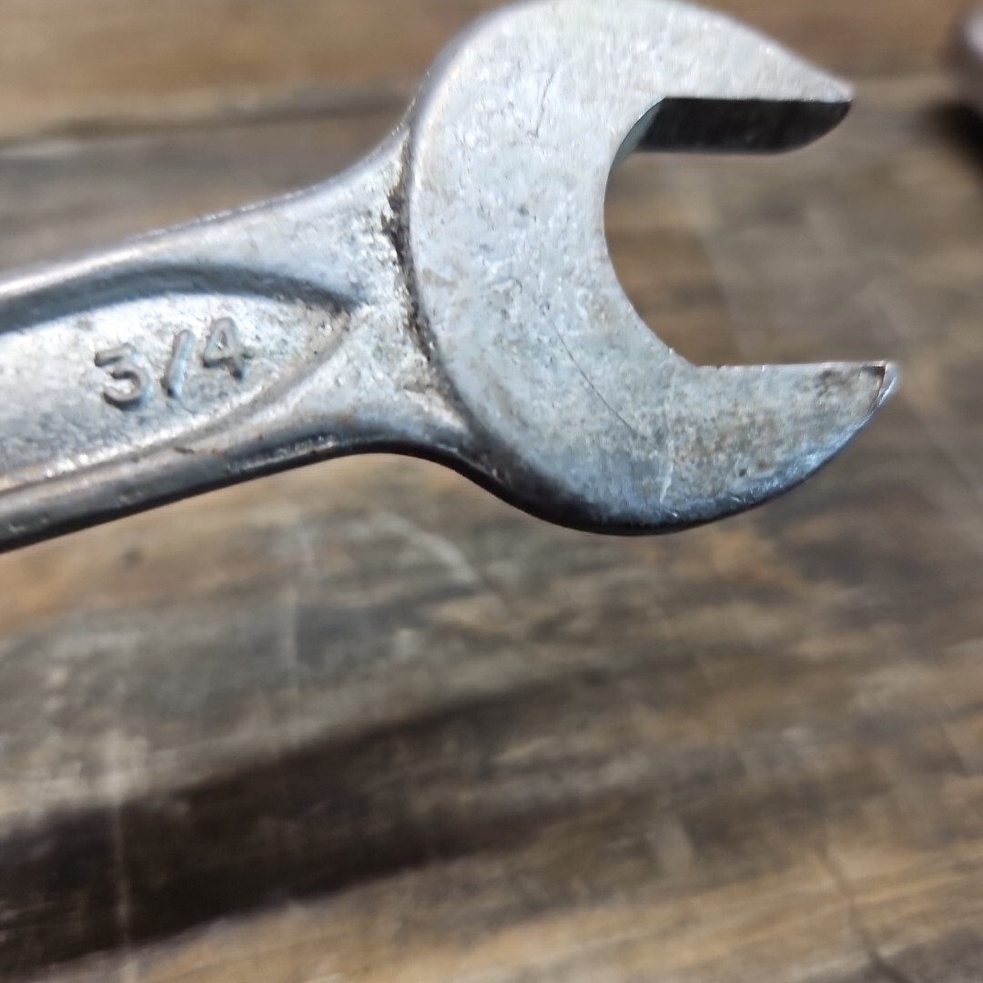 Vintage Forged Select Steel 729 3/4 5/8 Wrench Made in USA
