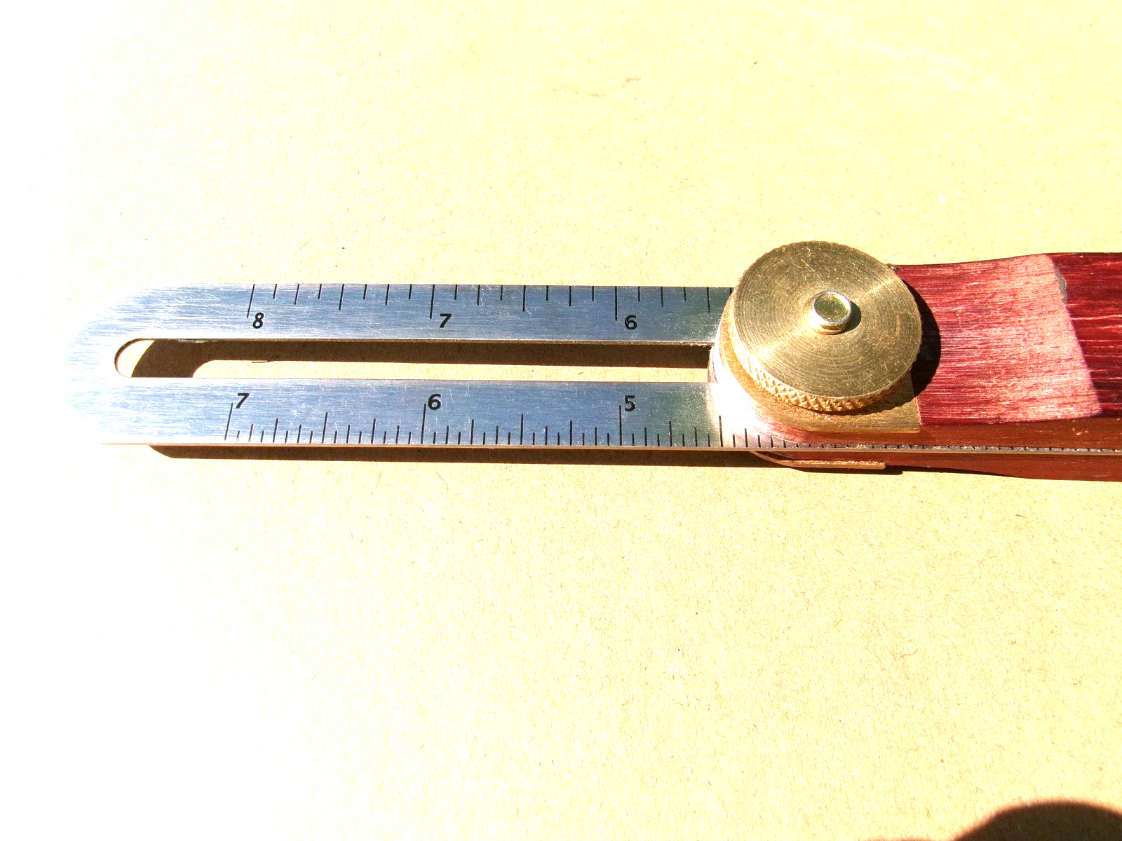 Vintage Swanson 9” Sliding T-Bevel Gauge Hardwood Handle Stainless Blade USA Reo