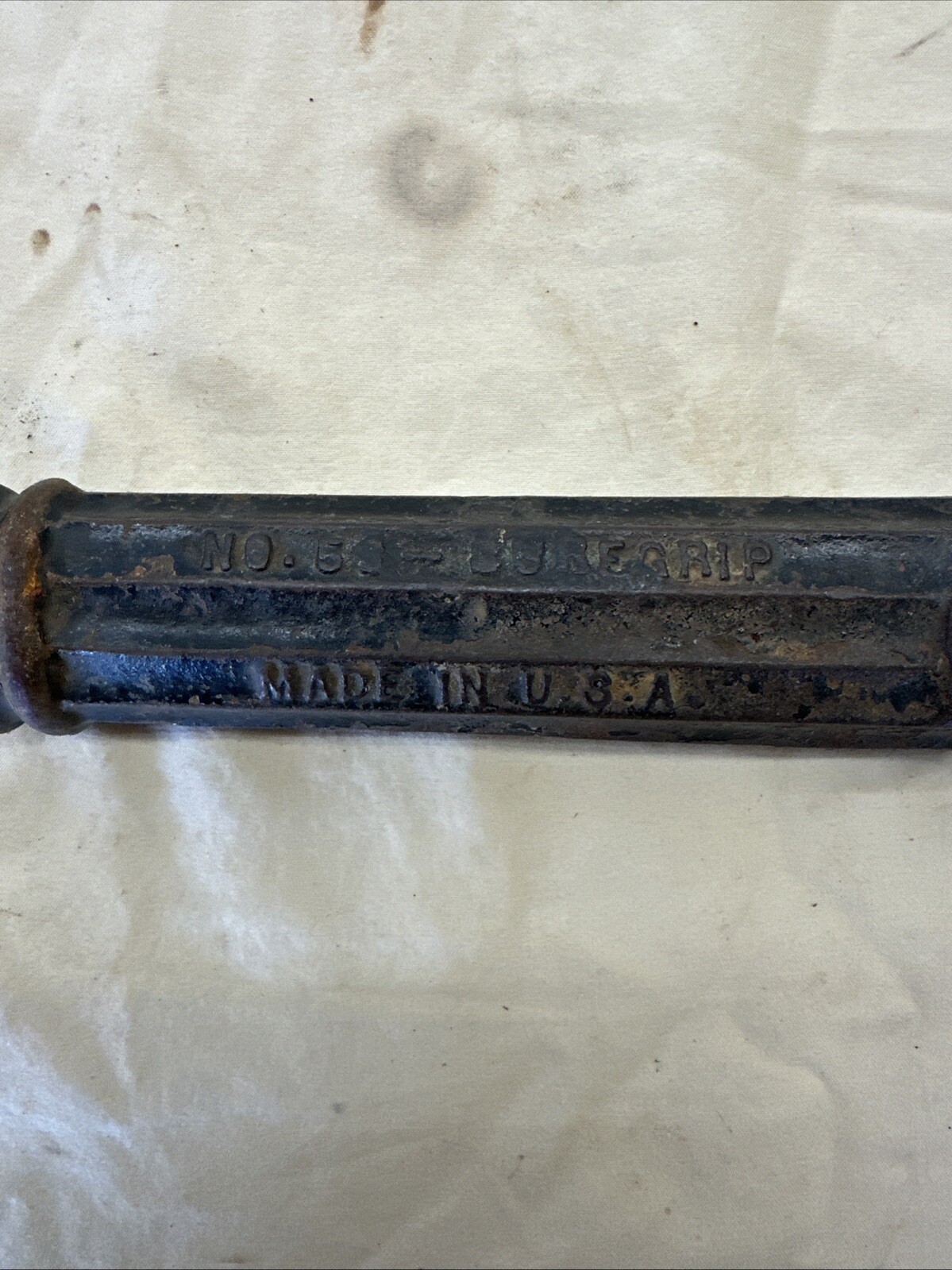 Antique Cast Iron Slide Hammer Nail Puller No. 53 ~ Bridgeport HDWE MFG