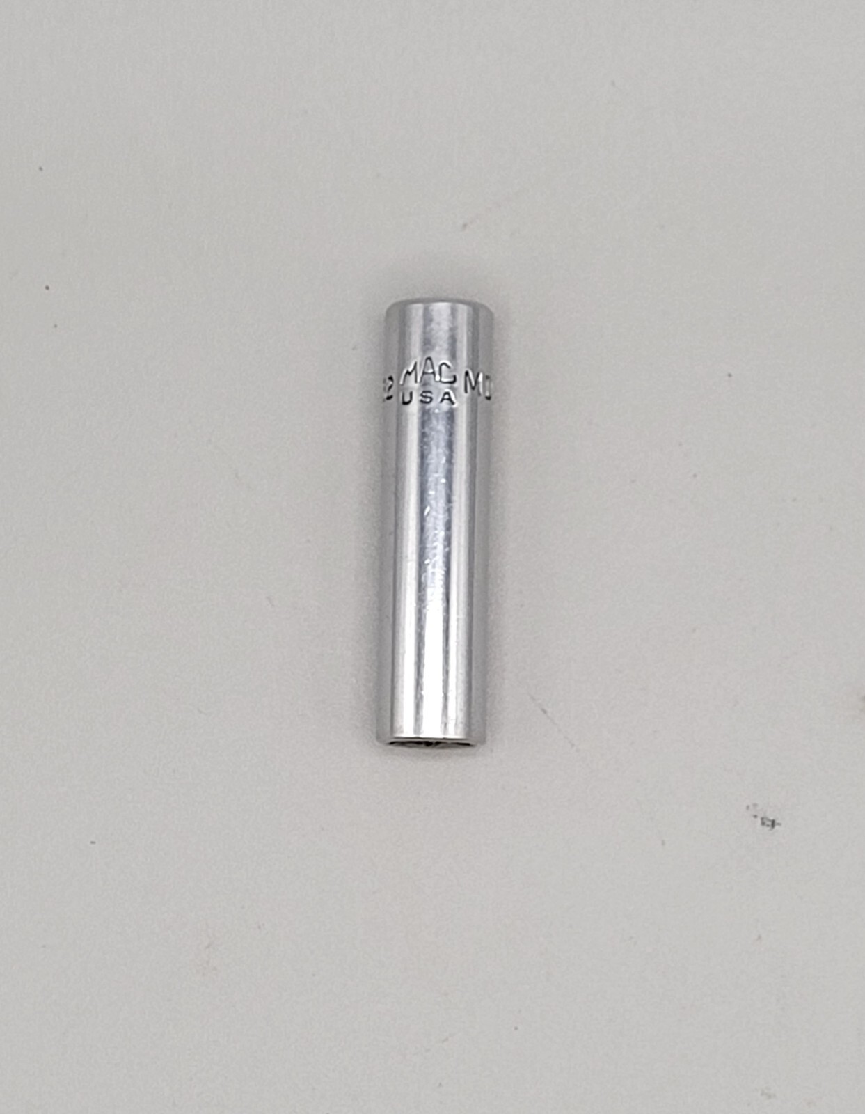 Vintage Mac Tools 1/4″ drive MD116 11/32″ 6pt deep socket Made in USA