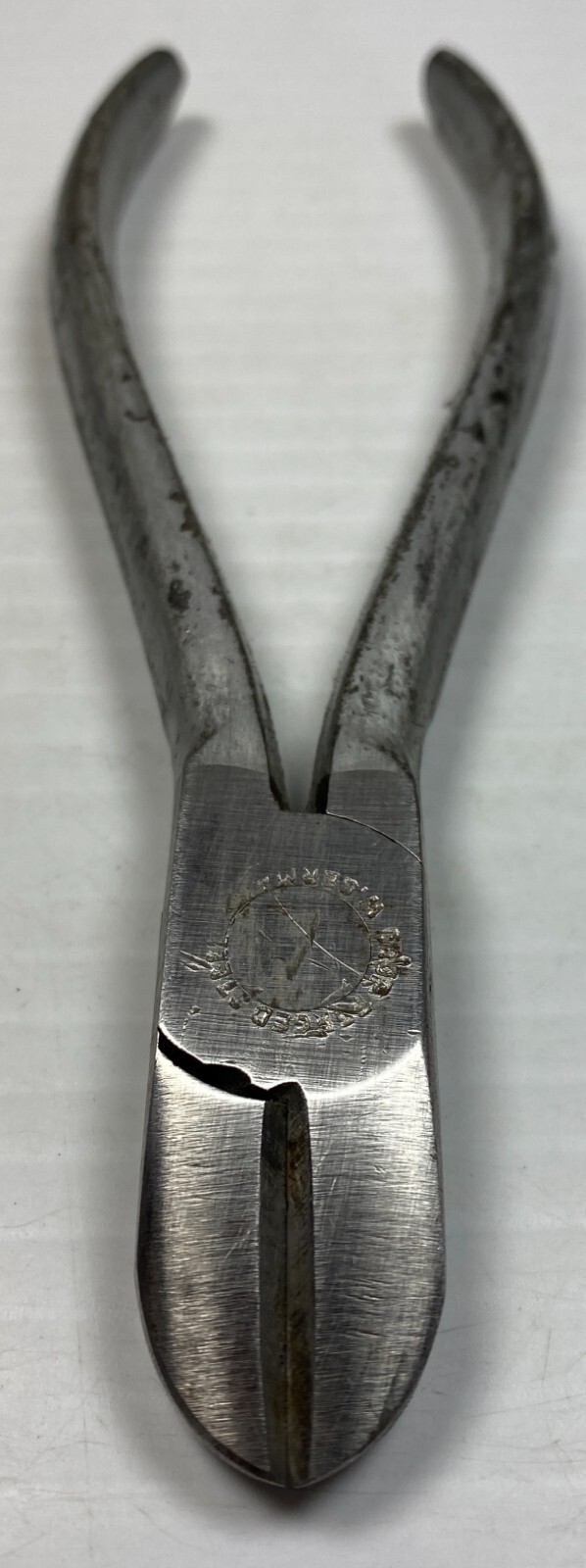 Vintage Unbranded 6-1/2″ Long Diagonal Side Cutters Pliers Tool W. Germany