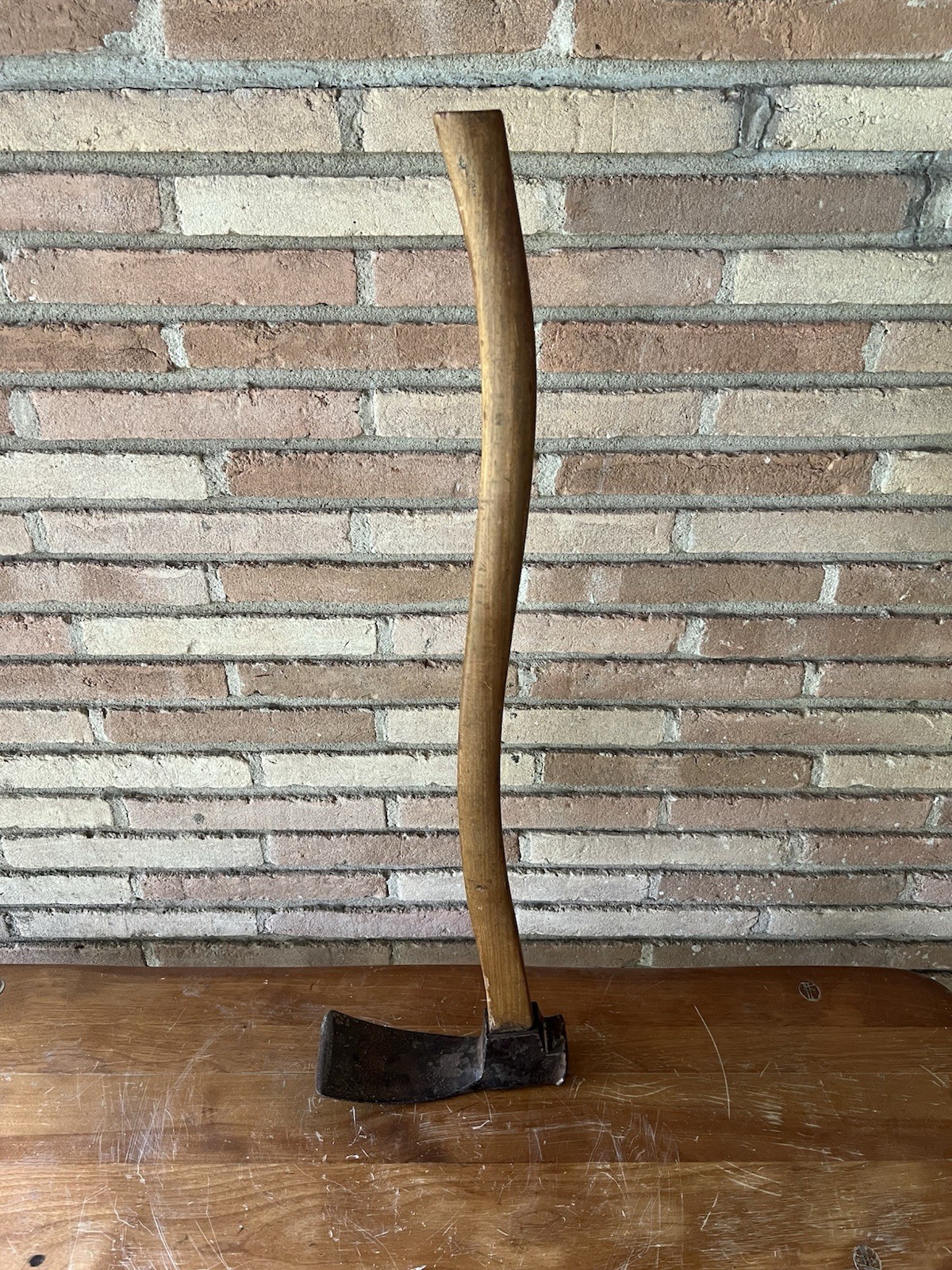 Antique Carpenters Beam Woodworking Adze Ax