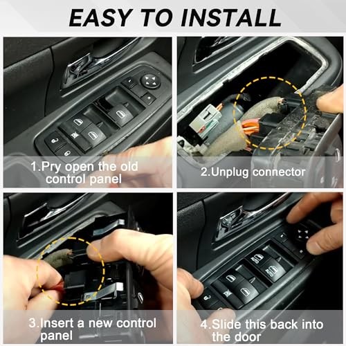 Driver Side Master Power Window Switch 9 Pins + 3Pins Compatible with 2009