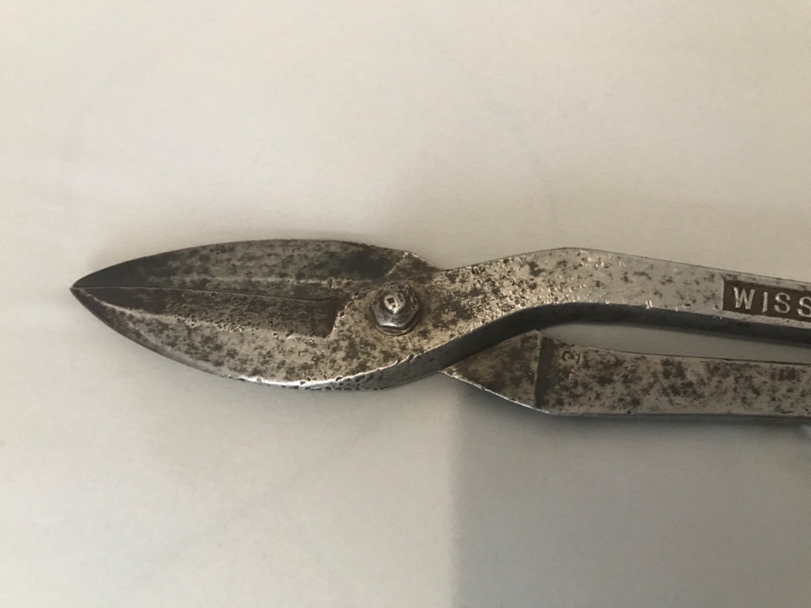 Vintage Wiss & Sons Wiss-19 Forged Steel 12.5″ Tin Snips Metal Sheers Newark NJ