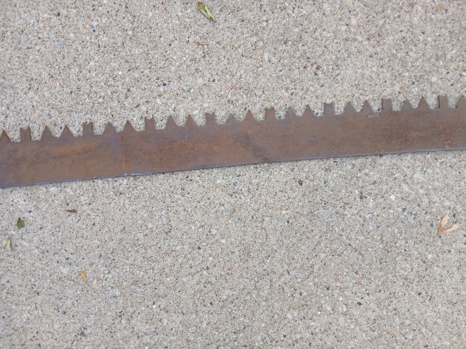 Antique 62 1/2″, 2-man Logging Crosscut Saw .