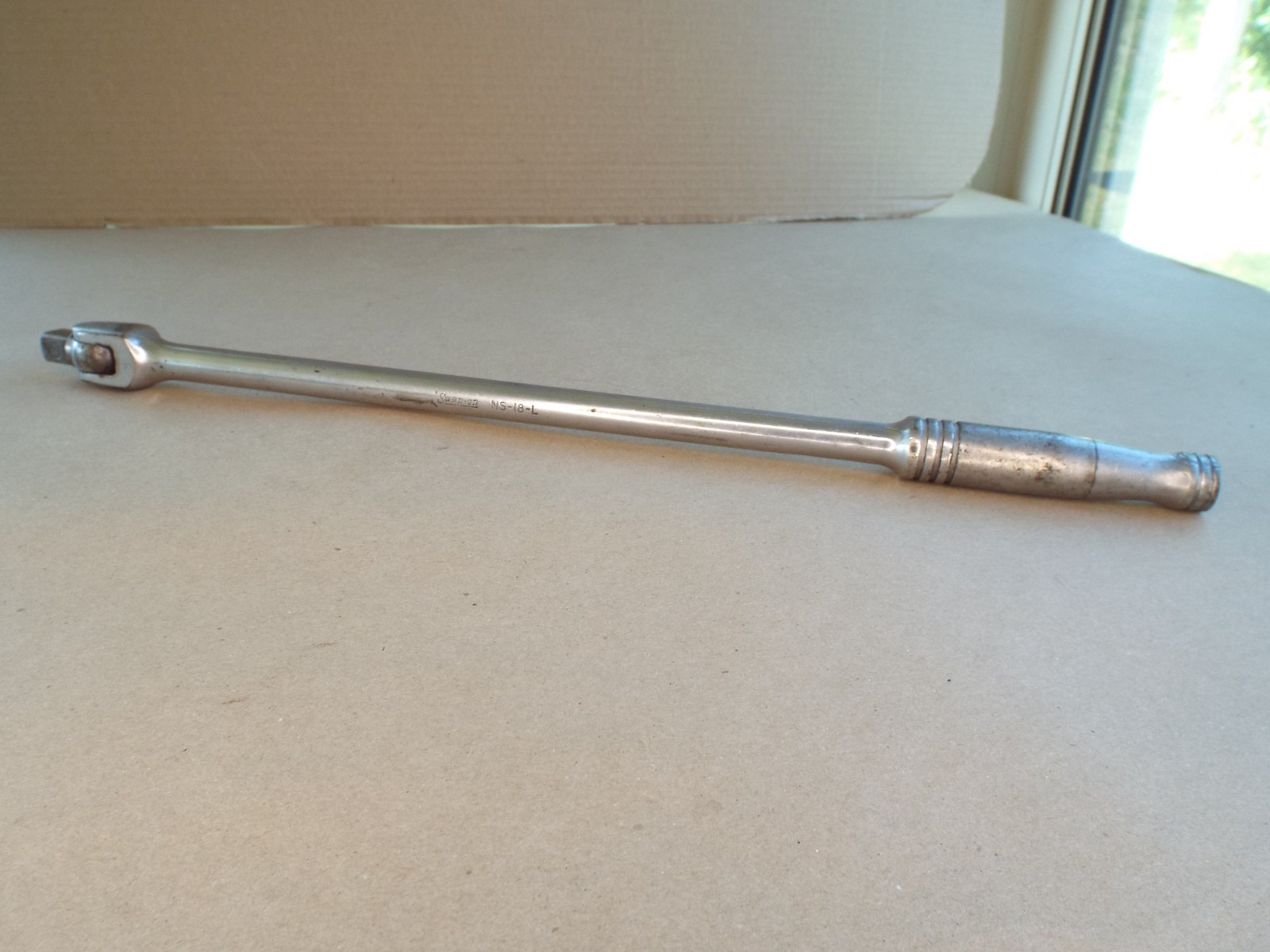 VTG Snap-on USA NS18L NS-18-L 1/2″ Dr 18″ Breaker Bar Tested & Works Well (Read)