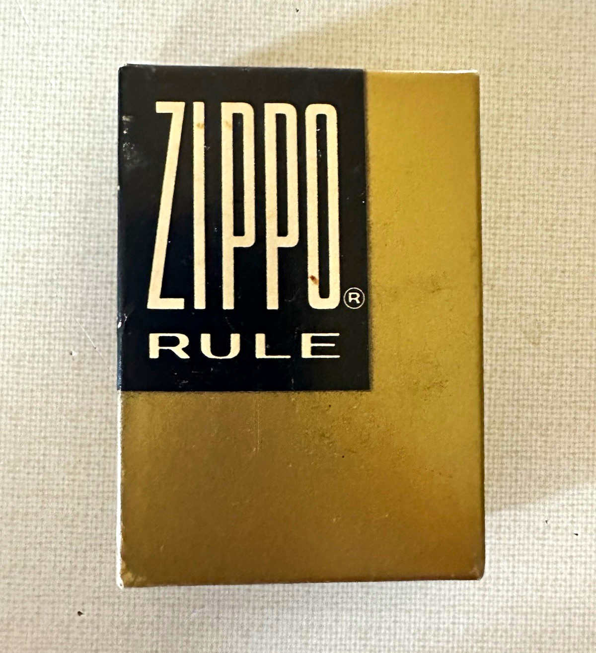 Zippo Rule Tape Measure Vintage Original w/ Box, Insert & Instructions Card