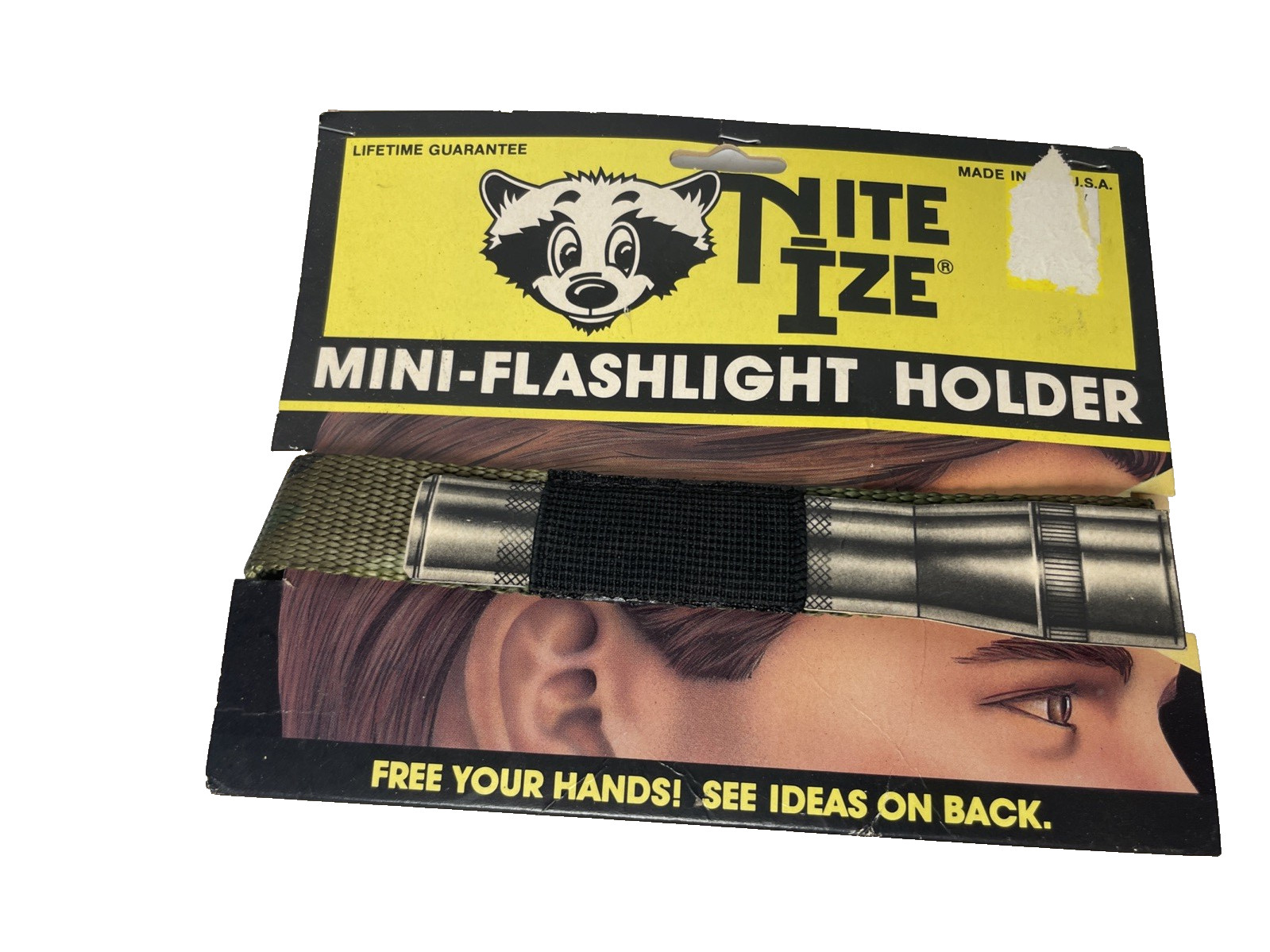 Nite Ize Mini Flashlight Holster Holder ONLY Camo, USA New In Package 1992