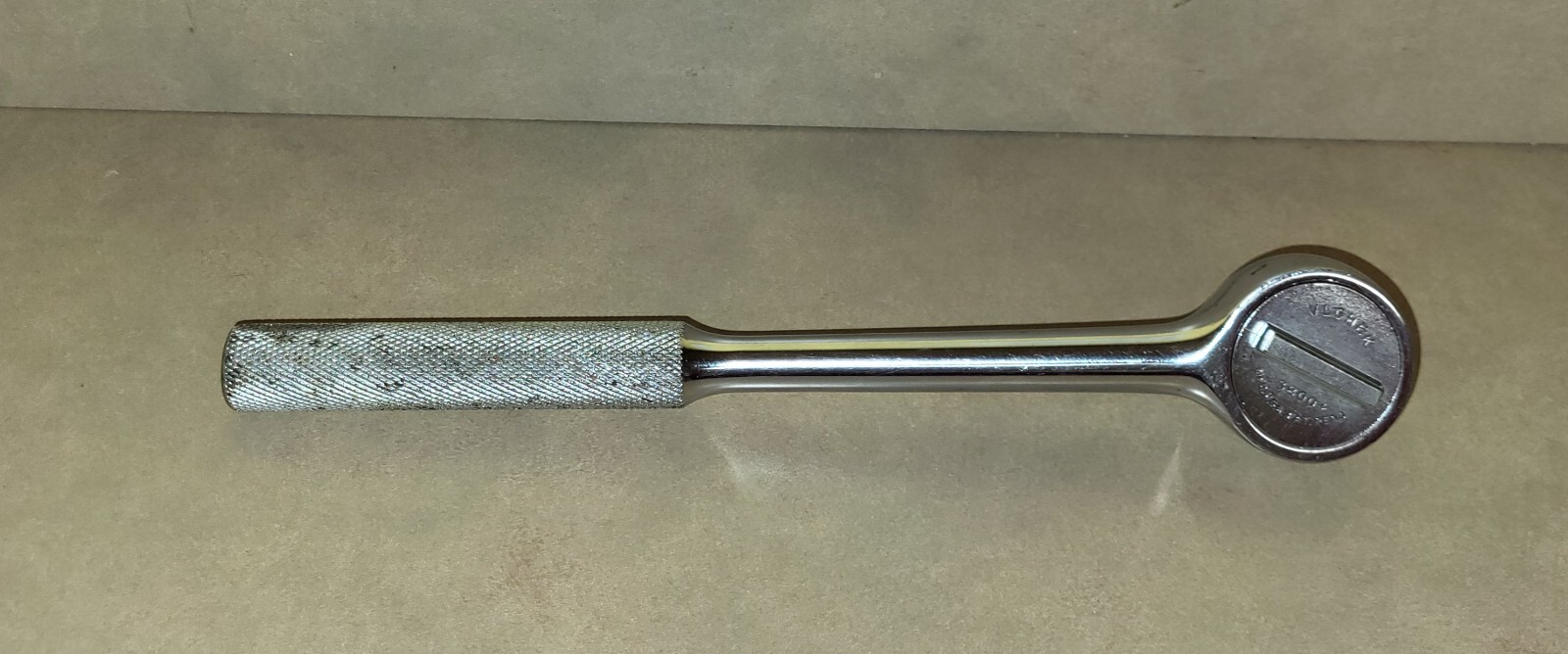 VLCHEK 1/2″ Drive Ratchet #3800+ Chrome Round Head Fine Tooth – USA