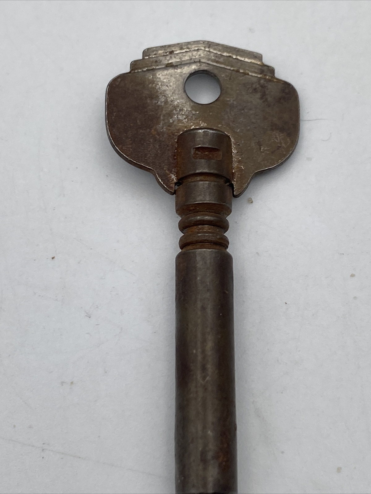 Vintage National Brass Co. Geared Hexagon Shape Winding Key Approx 2.25″ Long