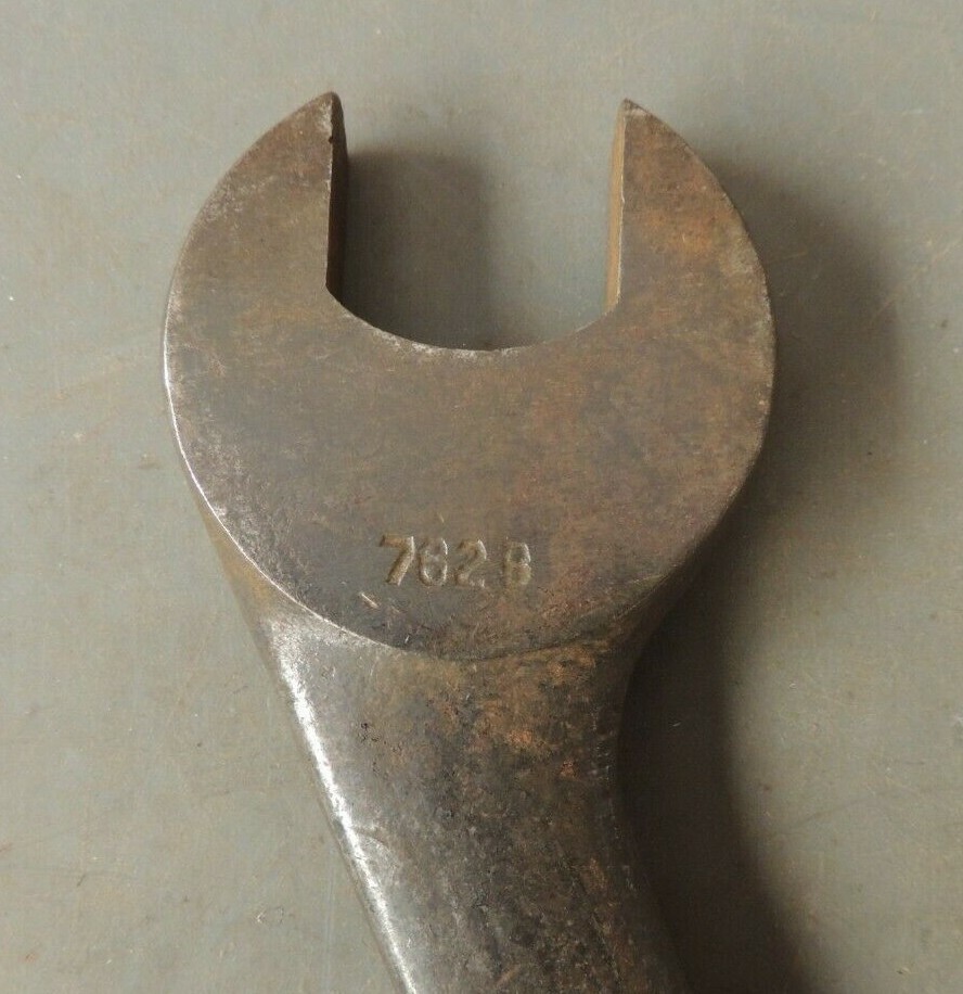 VTG J.H. WILLIAMS & Co No. 762B Textile-Pattern OPEN END Wrench 11/16″ X 25/32″
