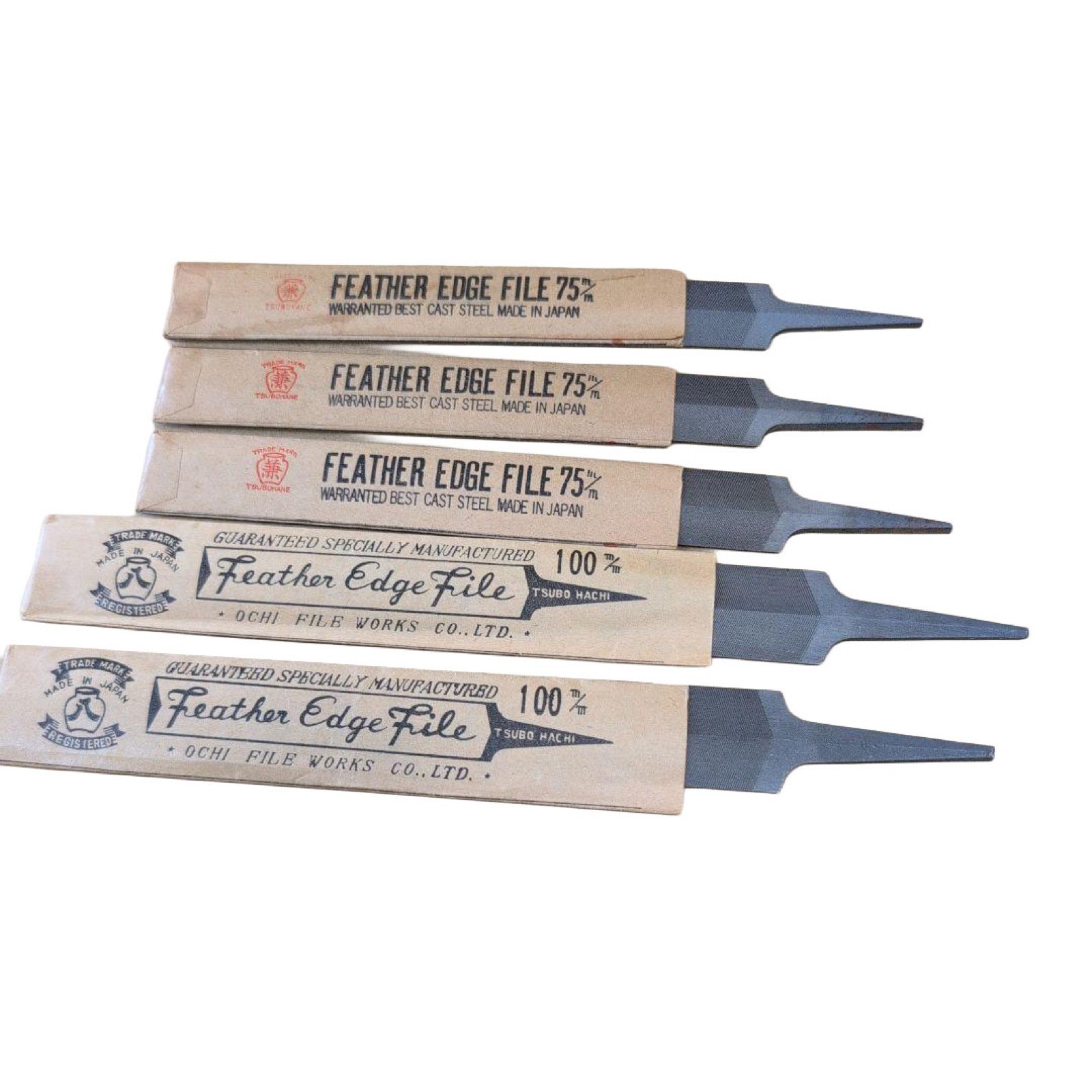 Lot of 10 Hand Saw Feather Edge Double-Sided File 90mm Cast Steel Metal