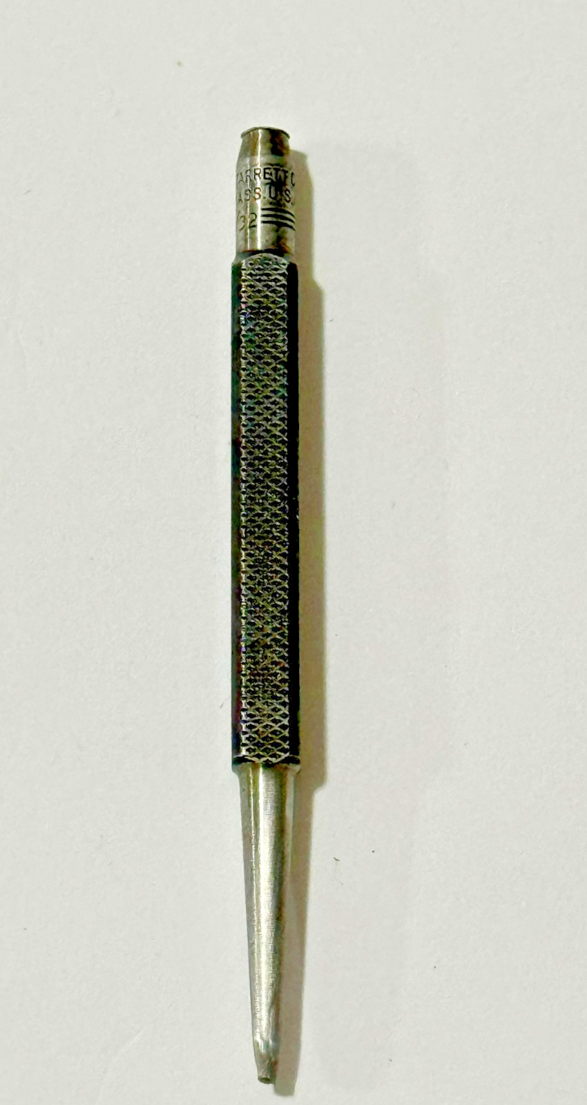 Vintage L.S. Starrett No. 117C Center Punch 3/32″ Athol MASS Machinist Tool 4″