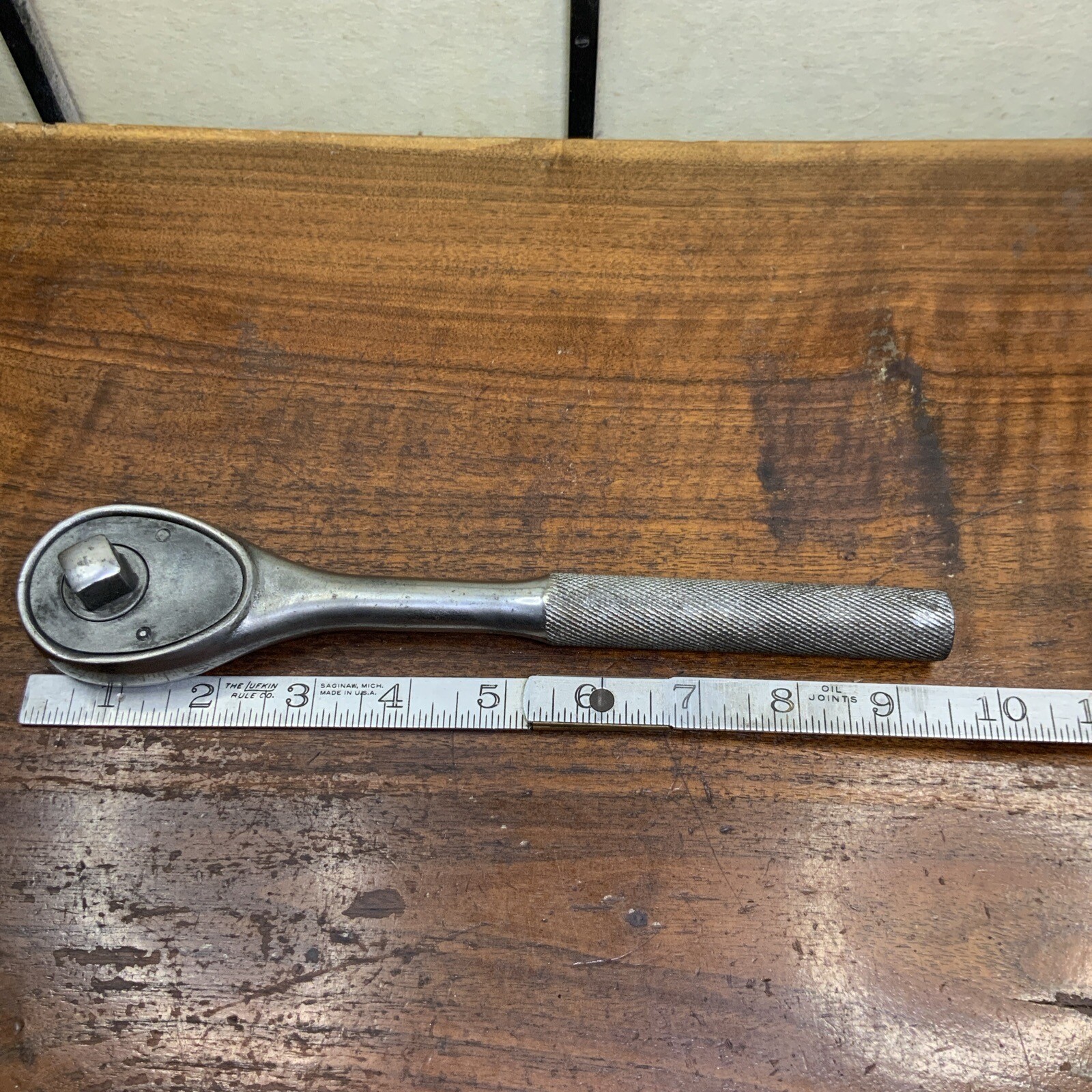 Vintage PENENS CORP. No. 1661- 1/2″ Drive Reversible Ratchet Wrench USA Solid!