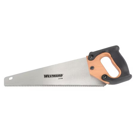 Westward 21Ht84 Hand Saw, Short Cut, 15 In, 7 Tpi