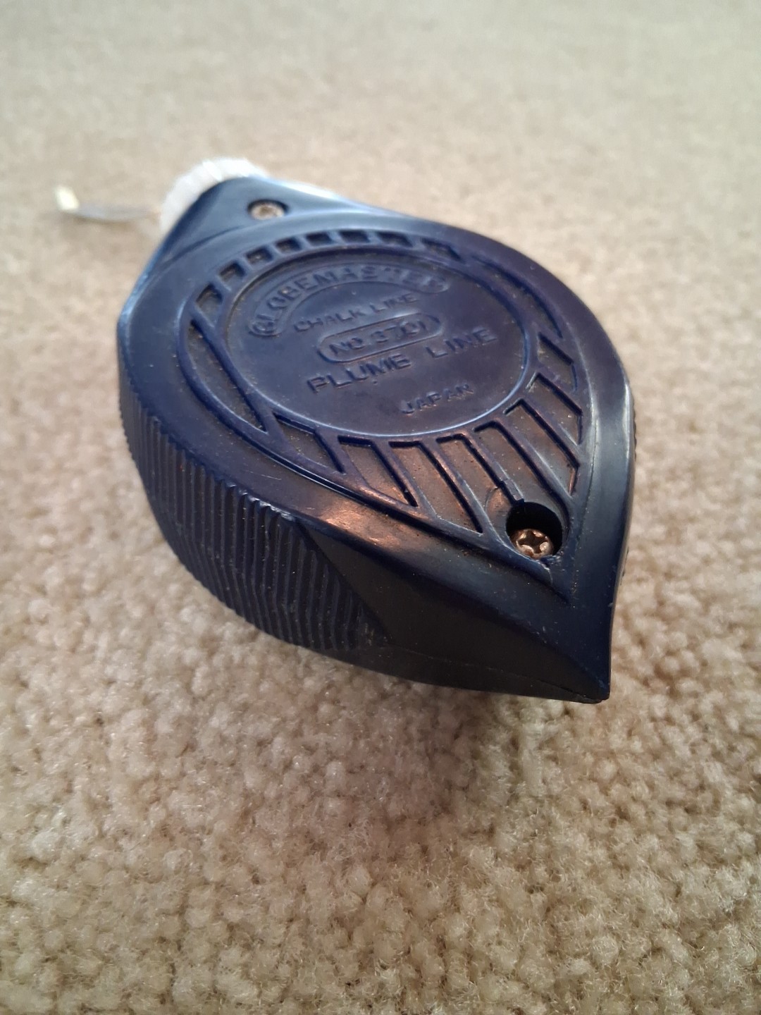 Rare Vintage Globemaster Chalk Line Plum Line 3701 Made In Japan Blue Never Used