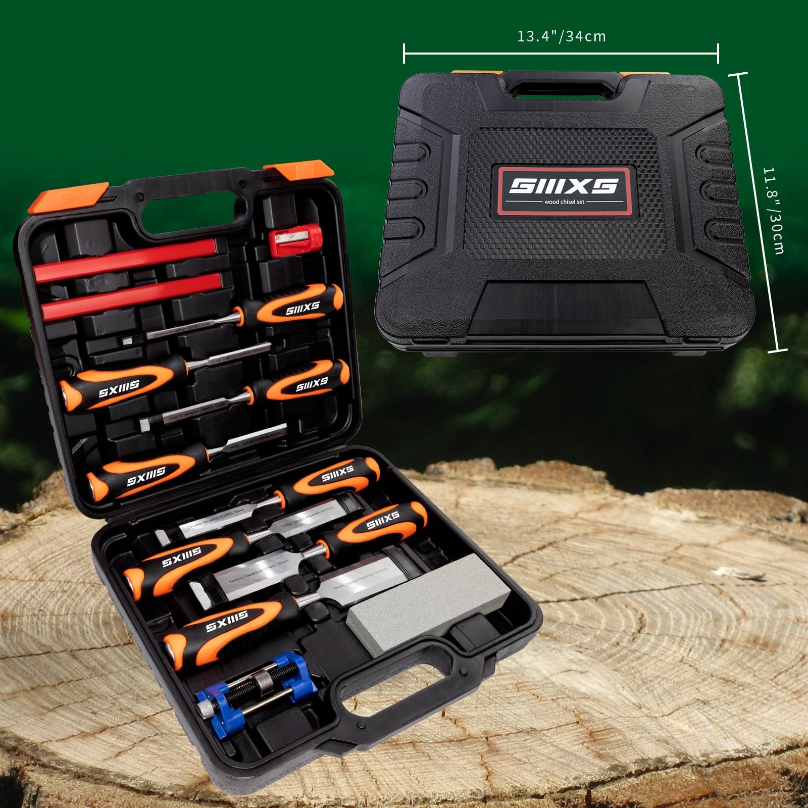 13pcs Professional Wood Chisel Set 8pcs Woodworking Chisel Set With 1pcs Honing