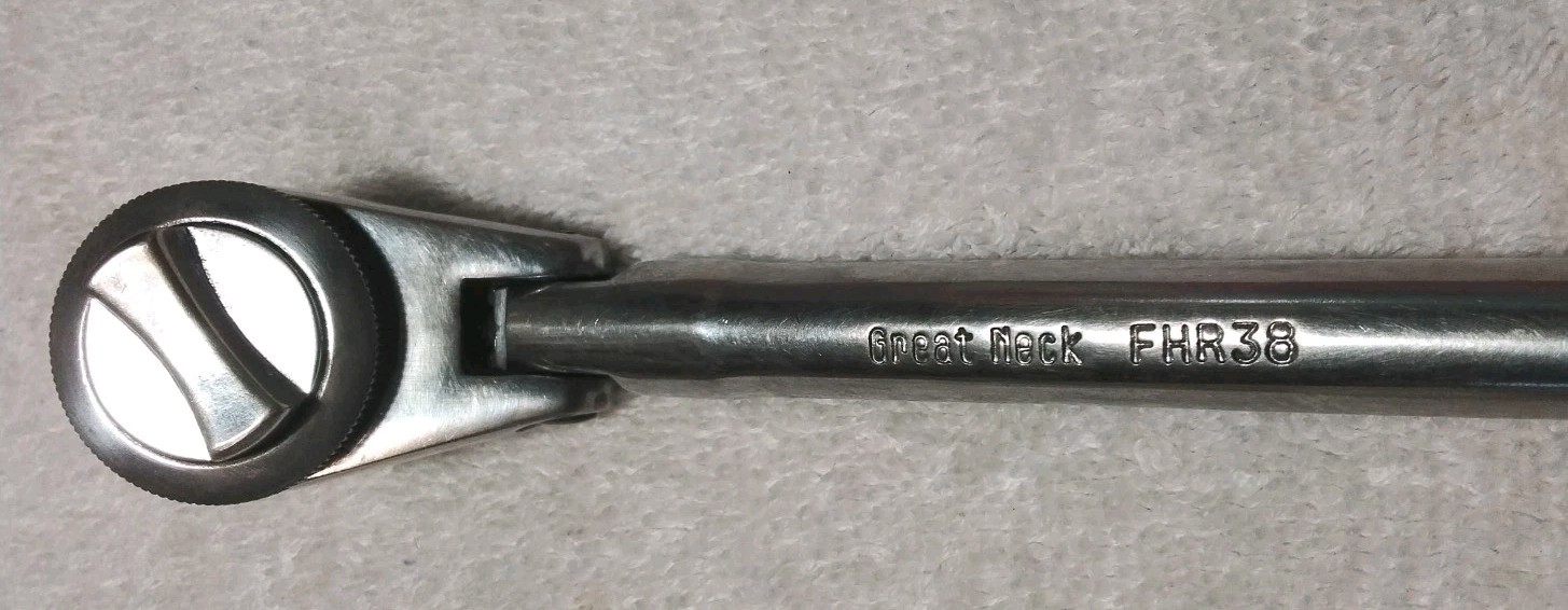 GREAT NECK FHR38 3/8″ DRIVE FLEX HEAD RATCHET