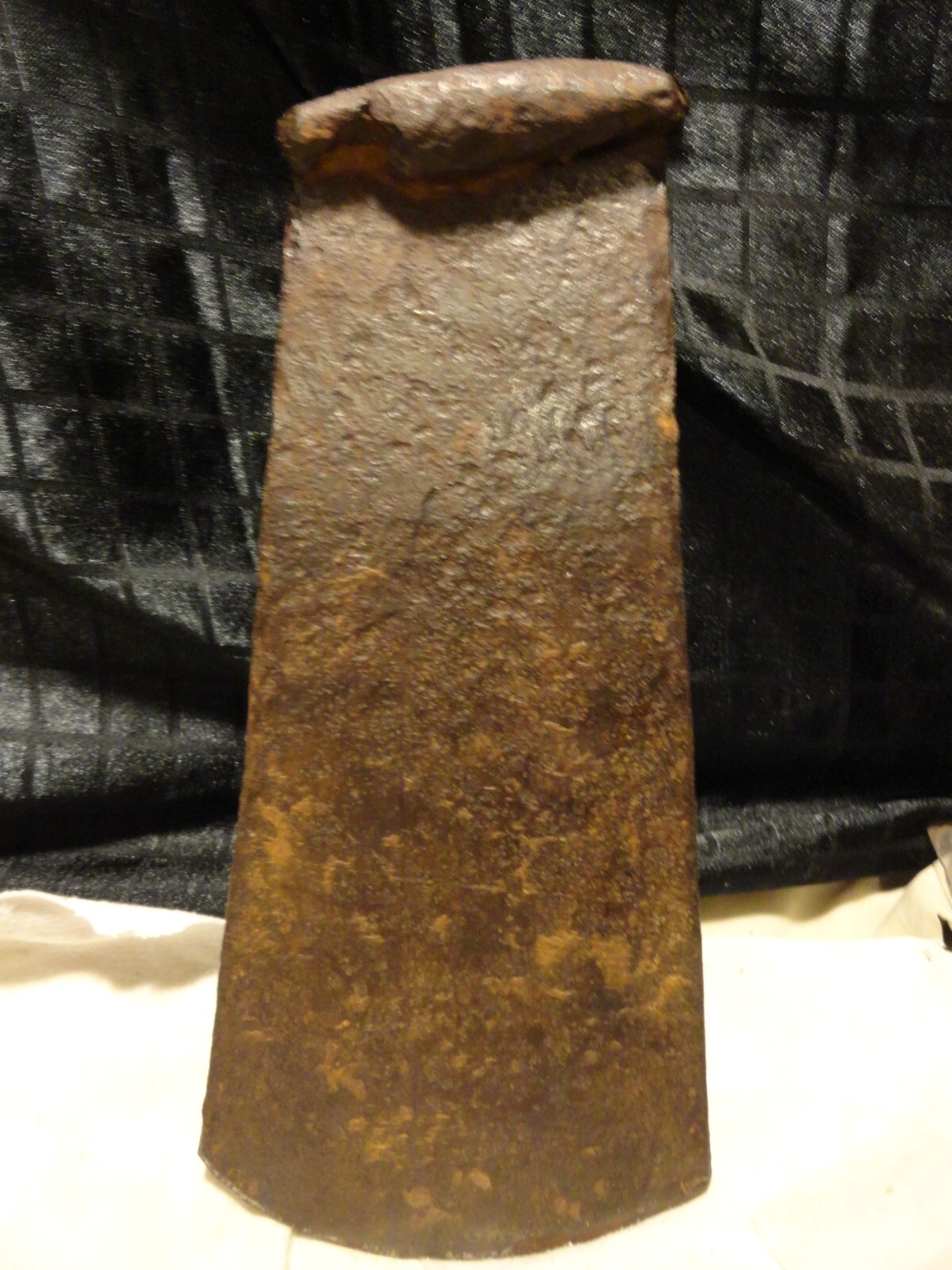 VINTAGE STEEL LOGGING TIMBER FELLING WEDGE 4 1/4″ x 9 3/8″ 5.2 LBS. FREE SHIP