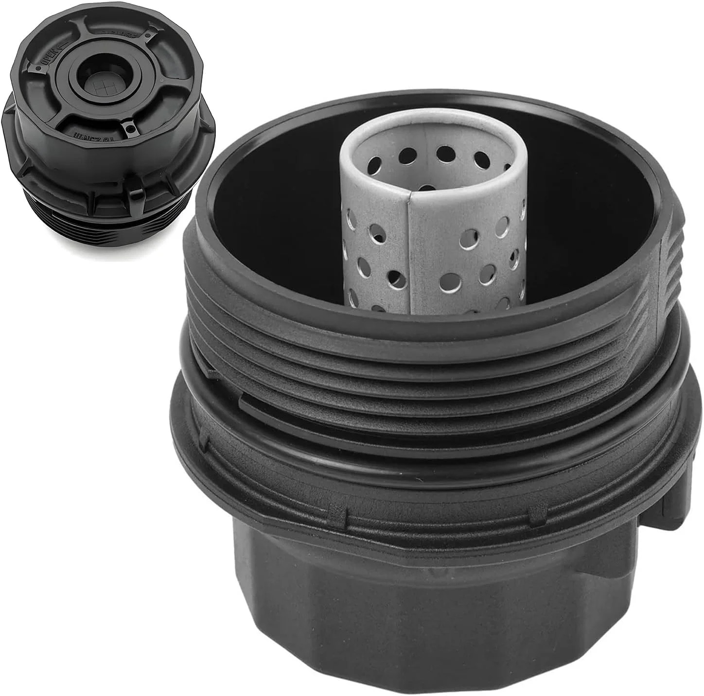1.8L Engine Oil Filter Housing Cover Cap Assembly Compatible with Toyota Corolla