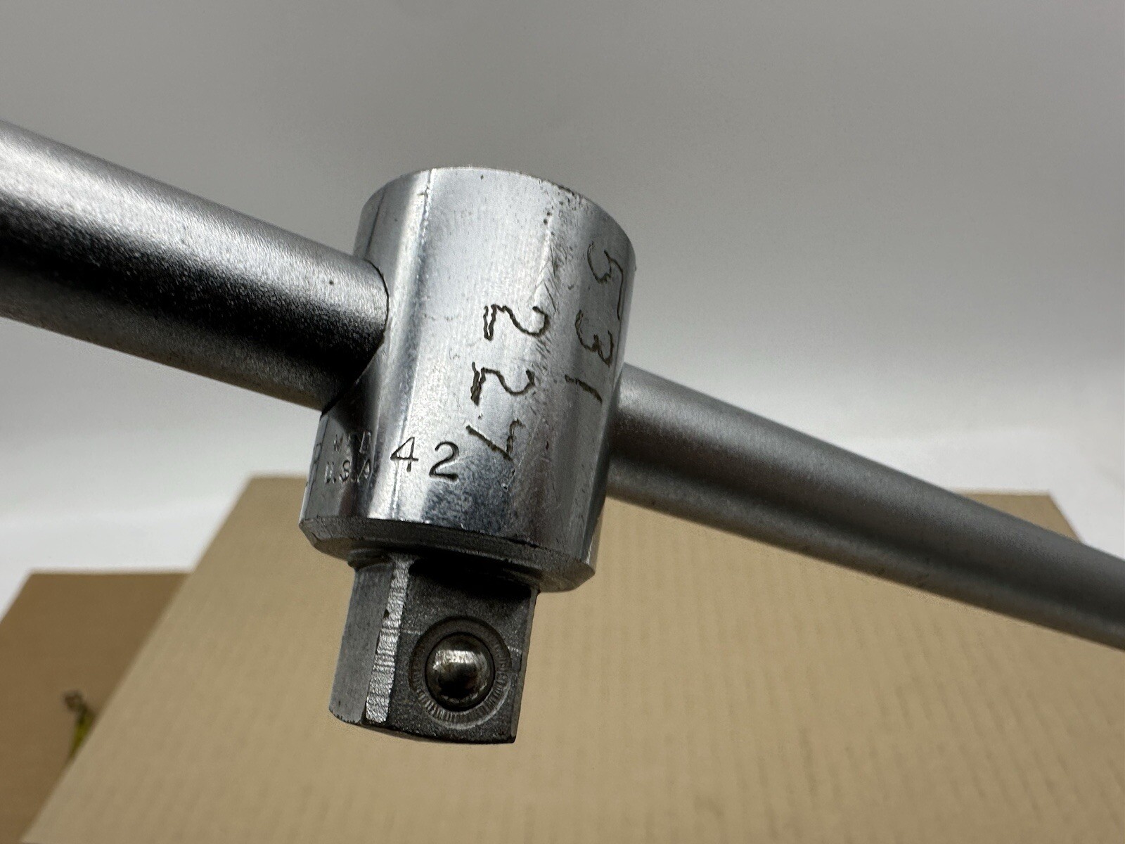 Vintage GILLER Tools 42 Sliding T-Handle Breaker Bar 1/2” Drive USA 10” LONG