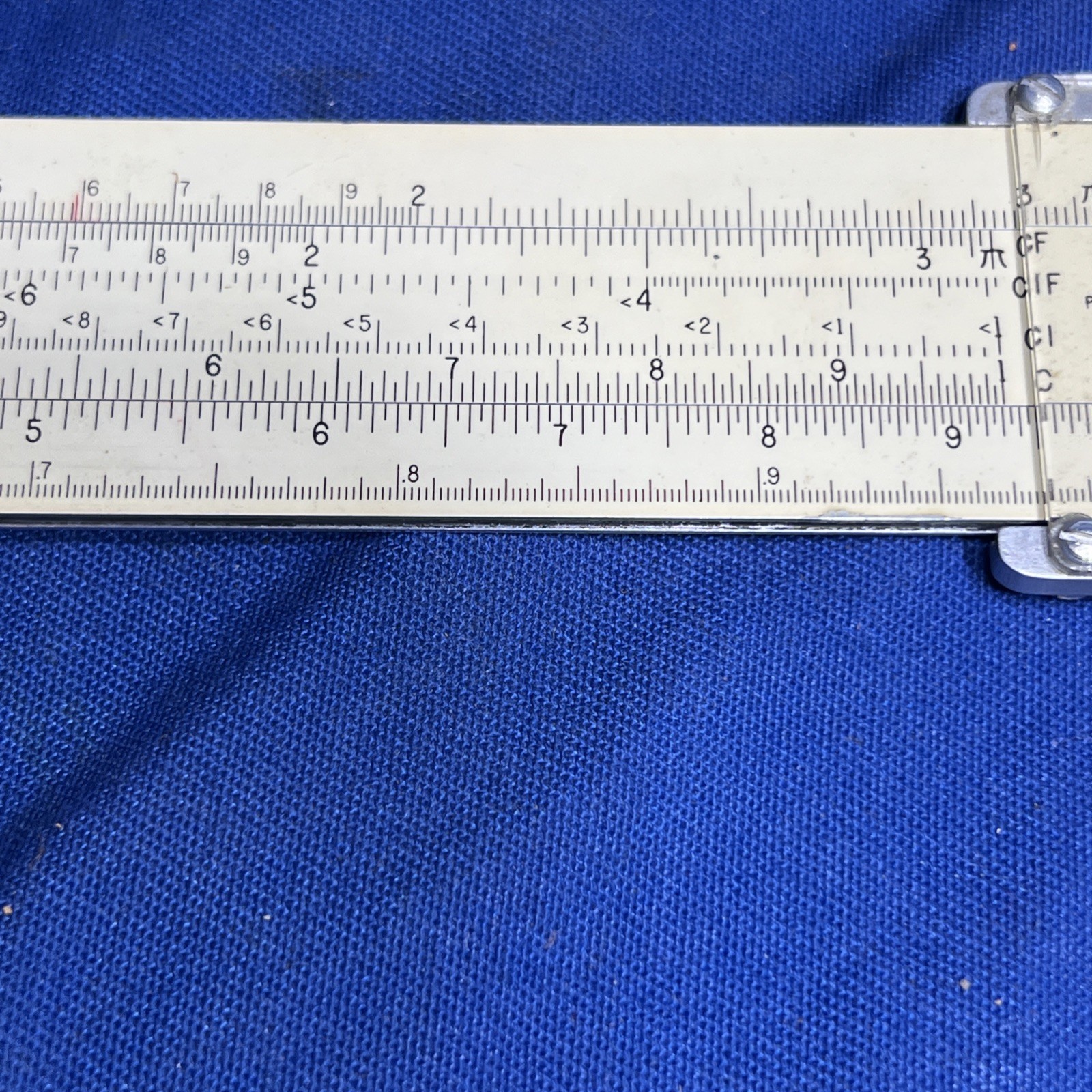 CLOSEOUT Vintage Pickett & Eckel 12″ Metal Slide Rule #271 1010-T w/Leather Case