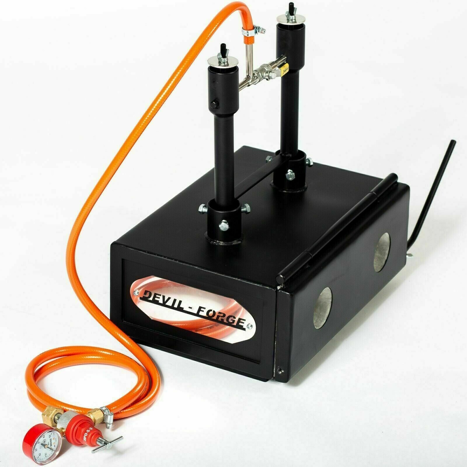 DFHS2+1D/3.6″ GAS PROPANE FORGE Furnace Burner Blacksmith Horse Shoes Makers USA
