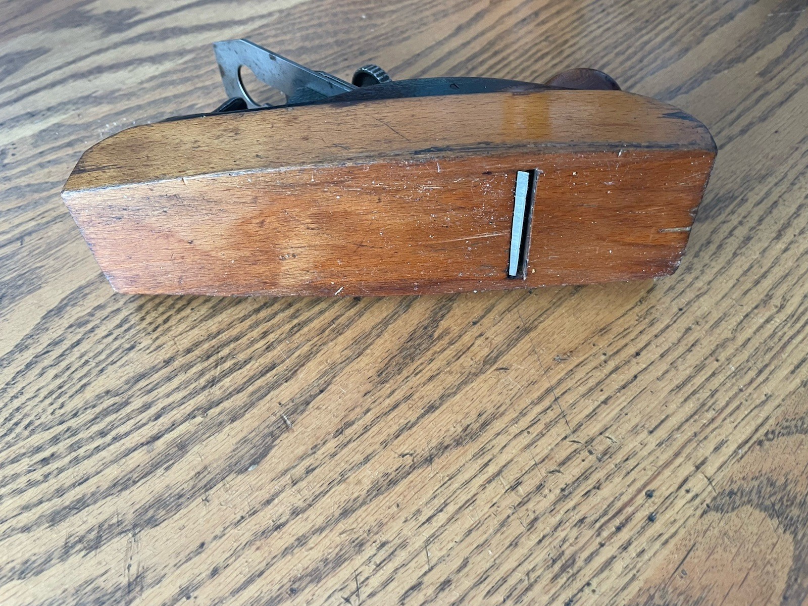Vintage Stanley 8″ Early “Liberty Bell” Transitional Plane Collectible WW USA