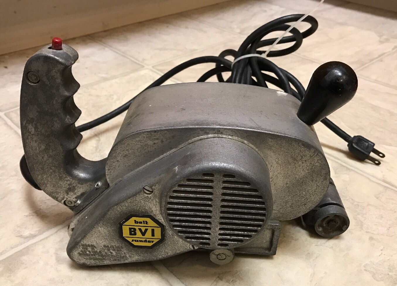 Vintage Belt BVI Sander Burgess Vibrocrafters Electric Model PS.2300