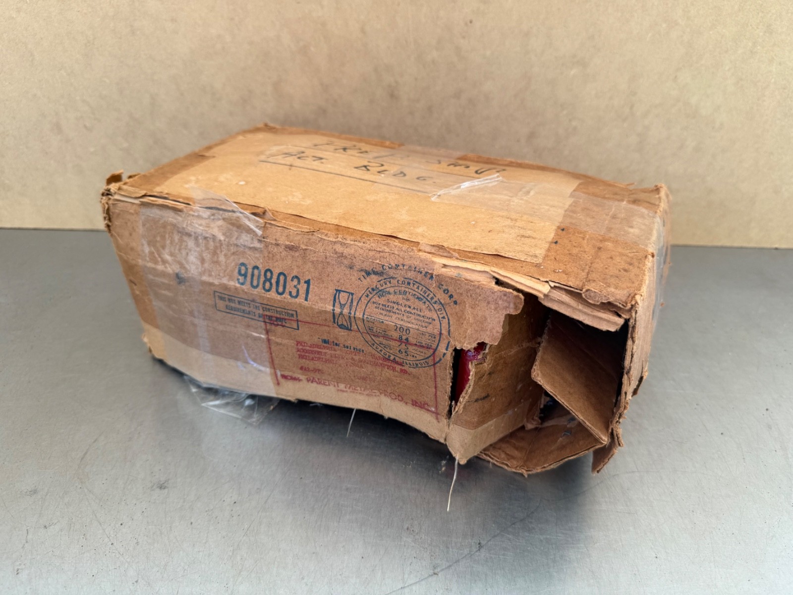 NOS VINTAGE WILTON WOOD WORKING BENCH VISE ORIGINAL BOX 8-1/2″ Wide Jaws
