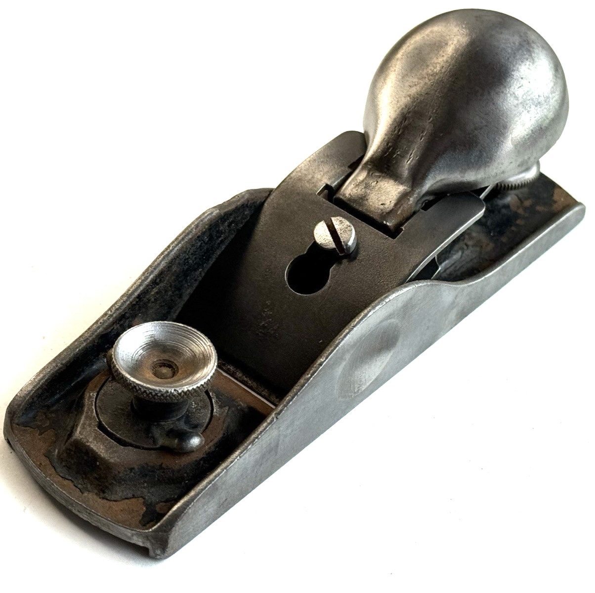 Vintage SARGENT Knuckle Cap No.530 USA Adjustable Throat Block Plane / MODIFIED