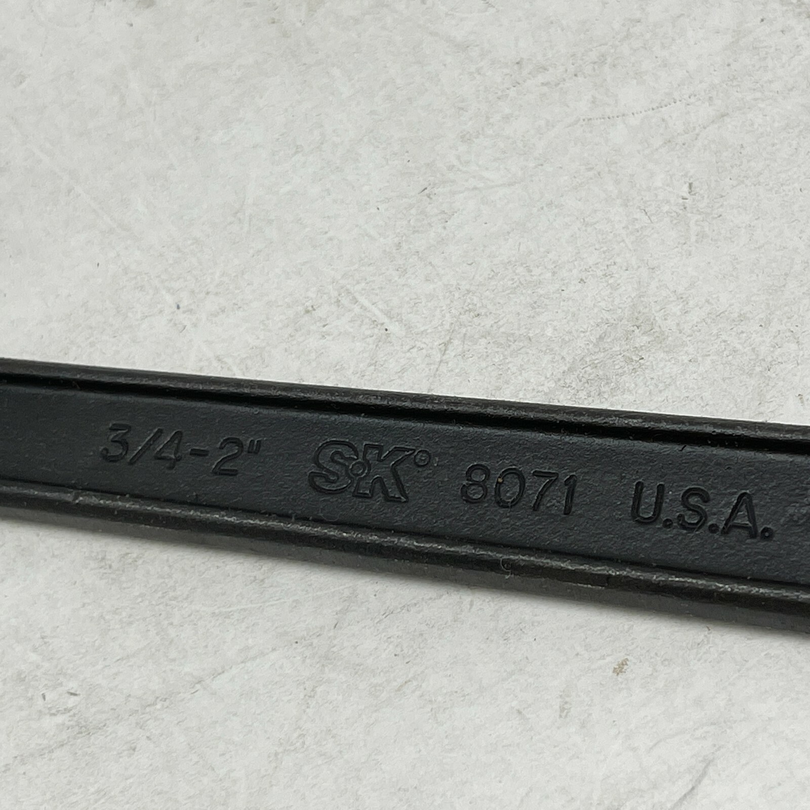 Vintage SK S-K Tools No. 8071 3/4″ – 2″ Spanner Hook Wrench Made in USA NOS