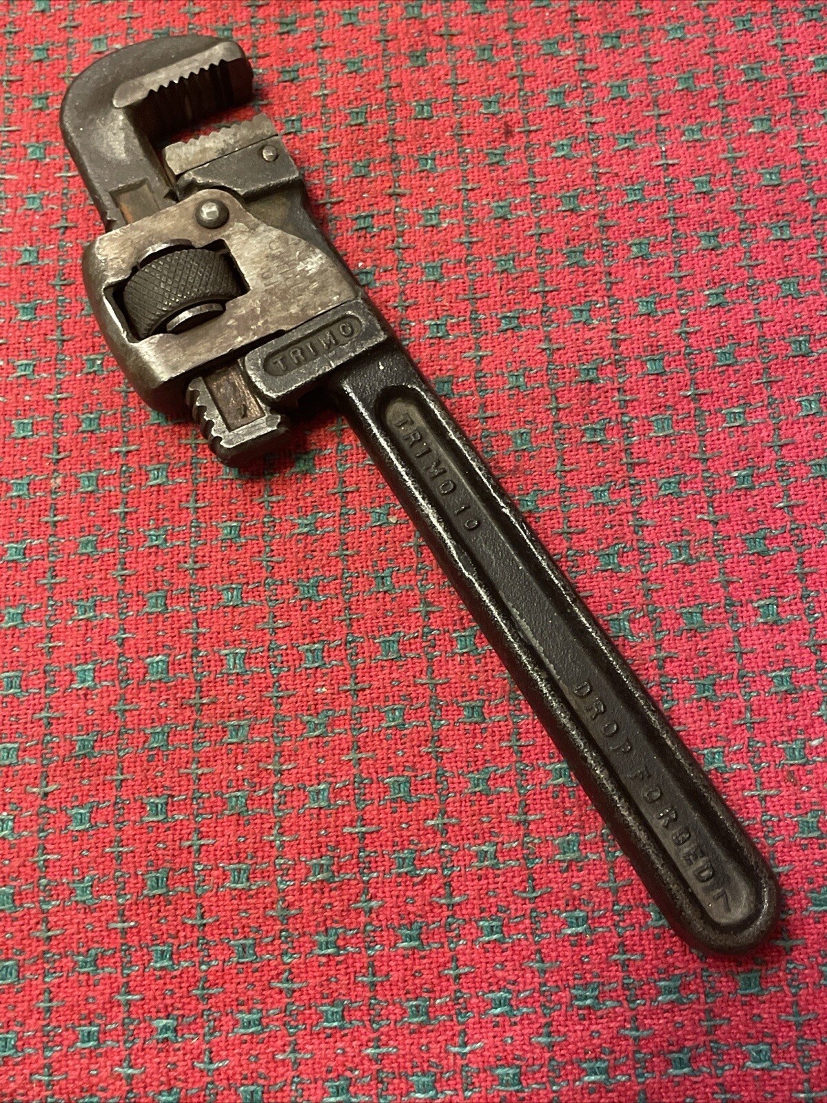 Vintage Trimco 10 Adjustable Pipe / Monkey Wrench USA 🇺🇸 Trimont Nice!