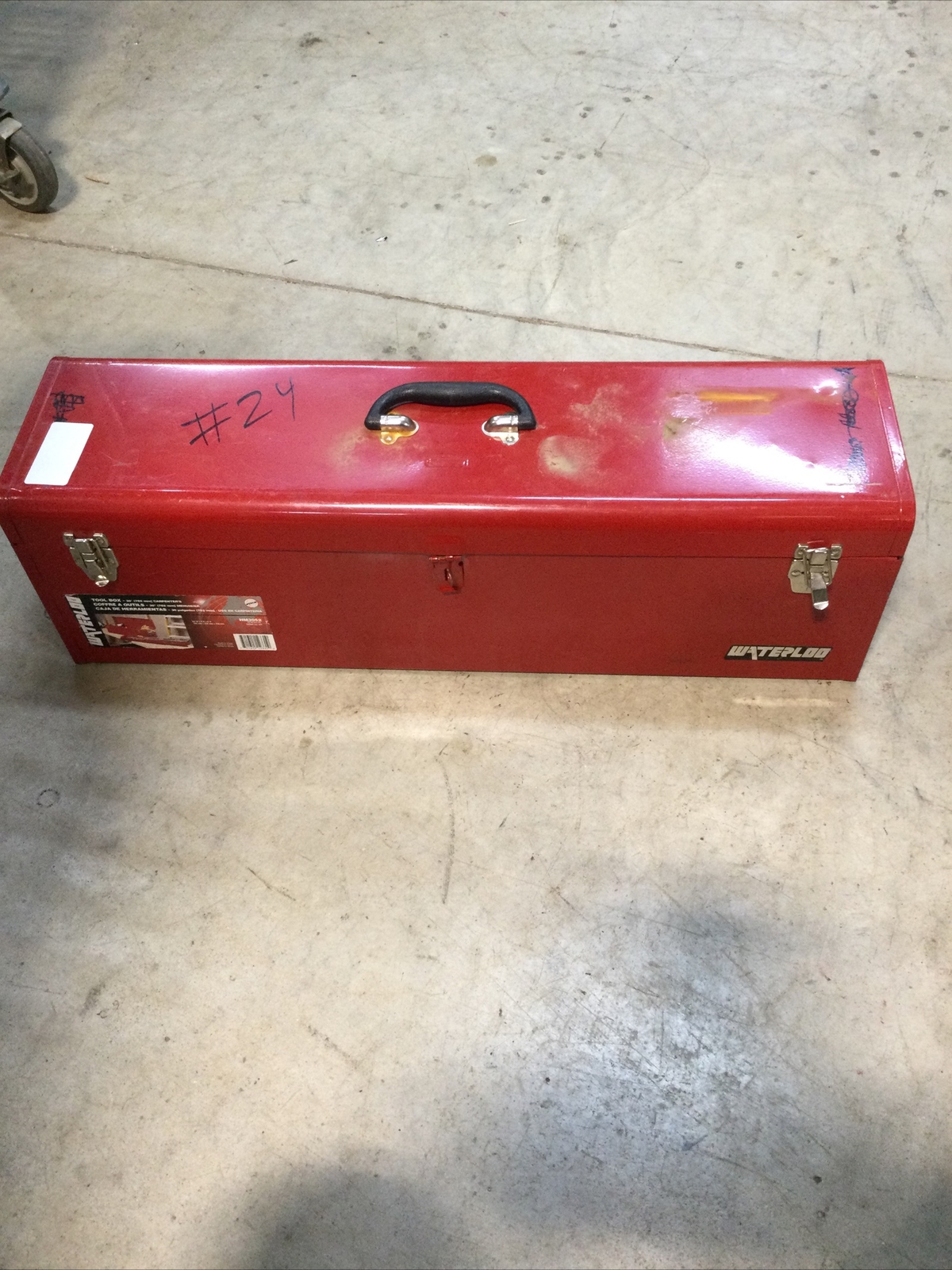 1 waterloo HM3052 carpenter tool box 30”x8”x9”