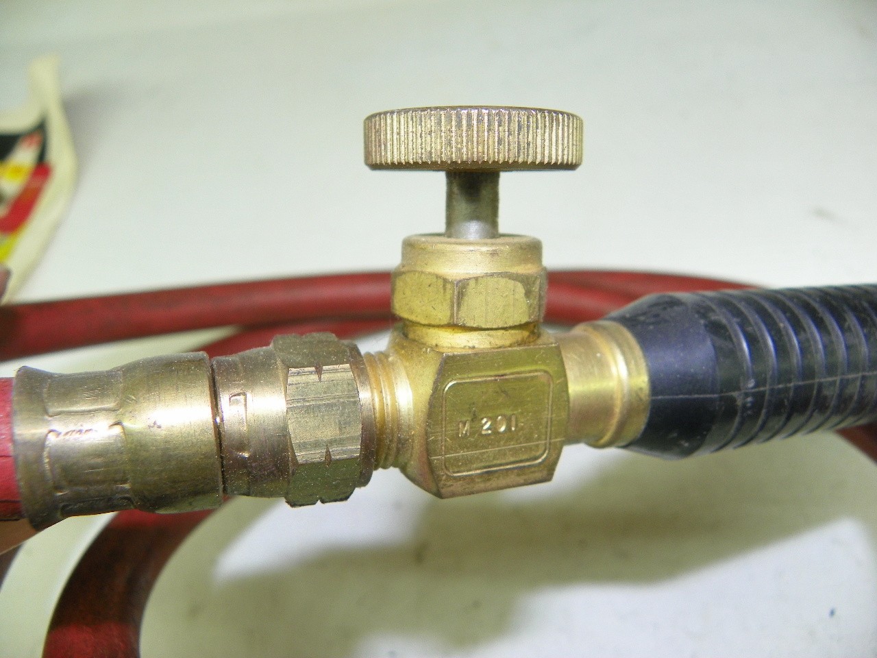 Vintage MAPP Air Torch Kit Dow Chemical Co. High Pressure Hose MA-211 Handle