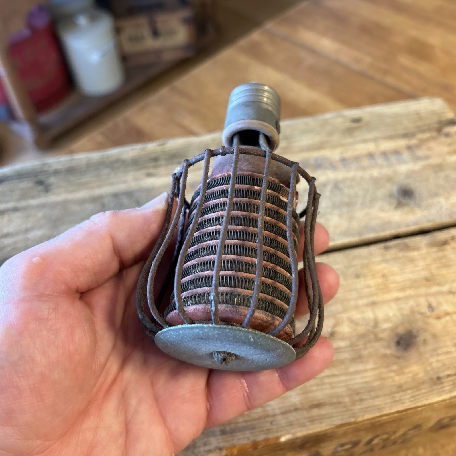 Vintage Ergon Heating Element / Light Bulb Fitting – Untested