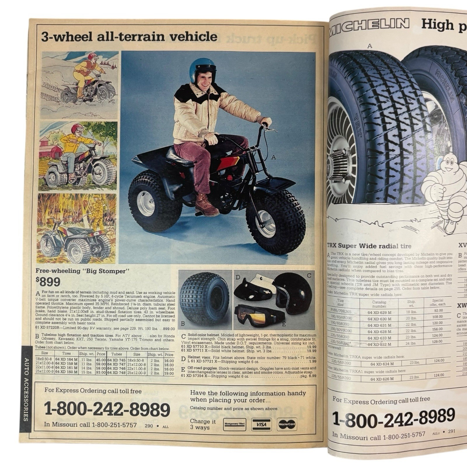 VTG 1984 Montgomery Ward Auto Express Catalog Softcover Magazine Car Mechanic