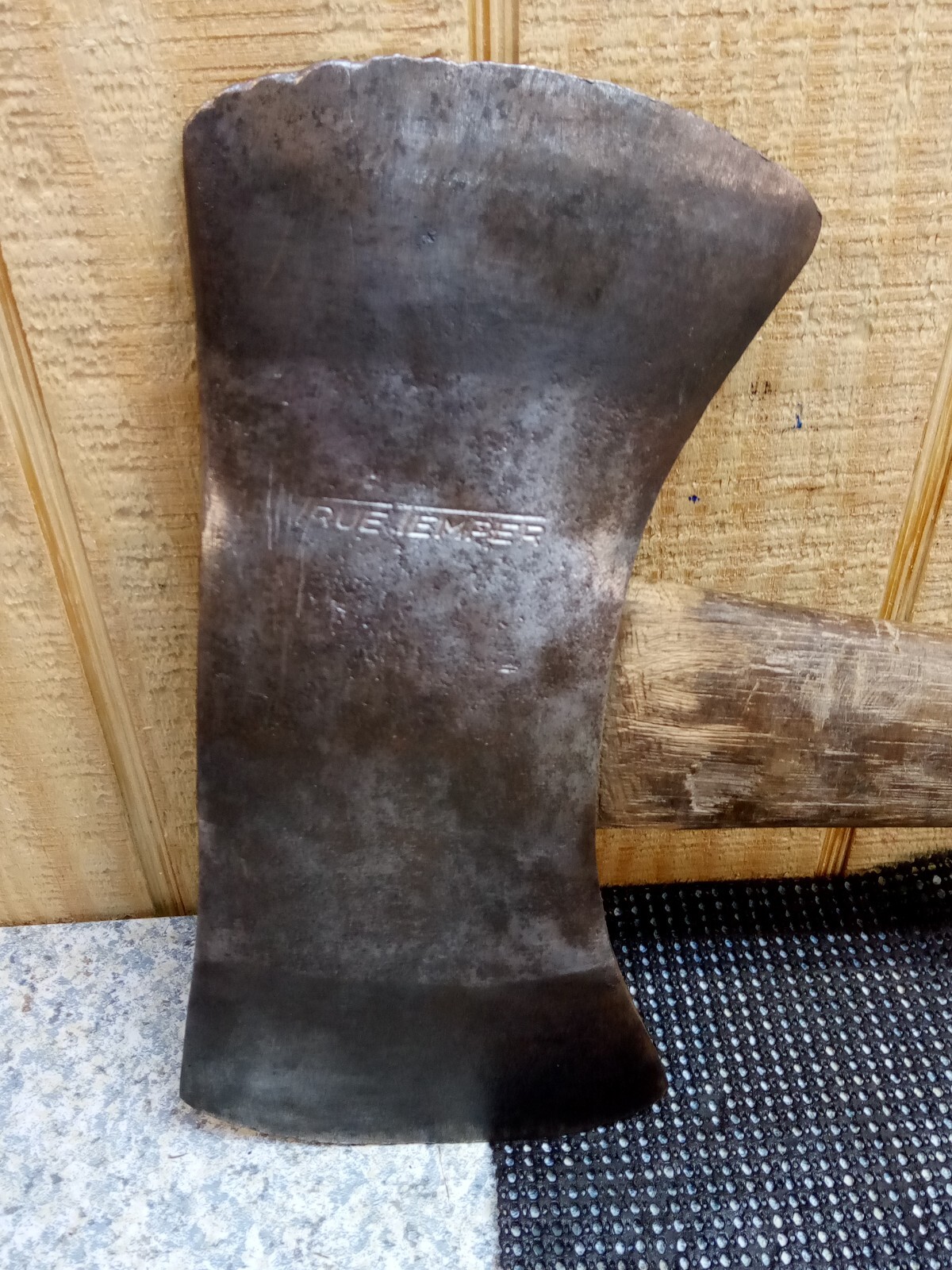 Vintage American True Temper Double Axe Head w/ Handle
