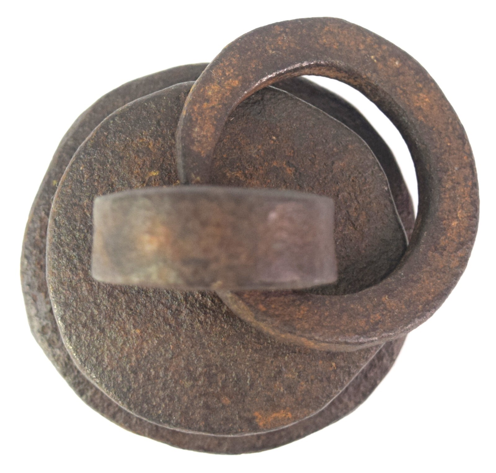 Handmade Solid Iron Weight Scale Unique Shape Mercantile Weighting Tool G15-435