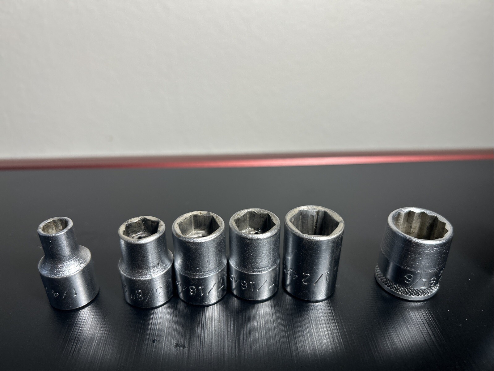 Stahlwille, None Better, Action, Giller Vintage USA/German Socket Lot. Lot Of 7.