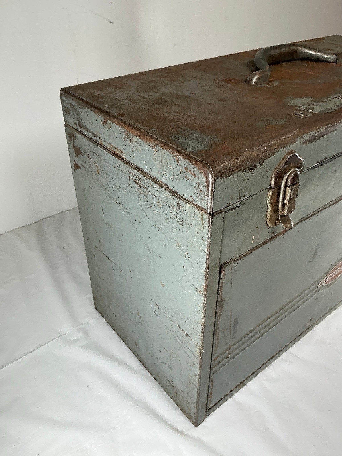 Vintage Craftsman Machinist Toolbox 7 Drawer Metal Tool Chest USA