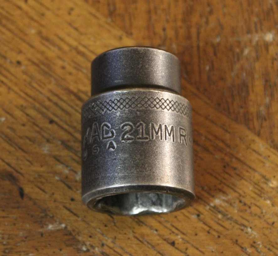 MAC Tools USA VP621MMR 21mm 1/2″ Drive Metric 6-Point Shallow Impact