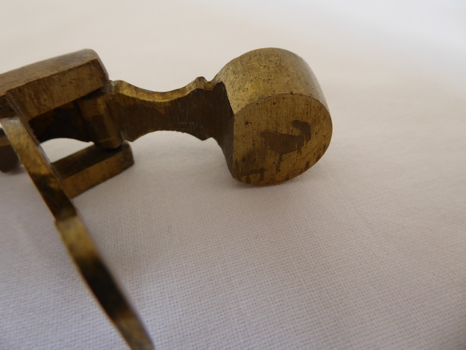 Antique brass Harrison gold sovereign scales balance *100% charity*