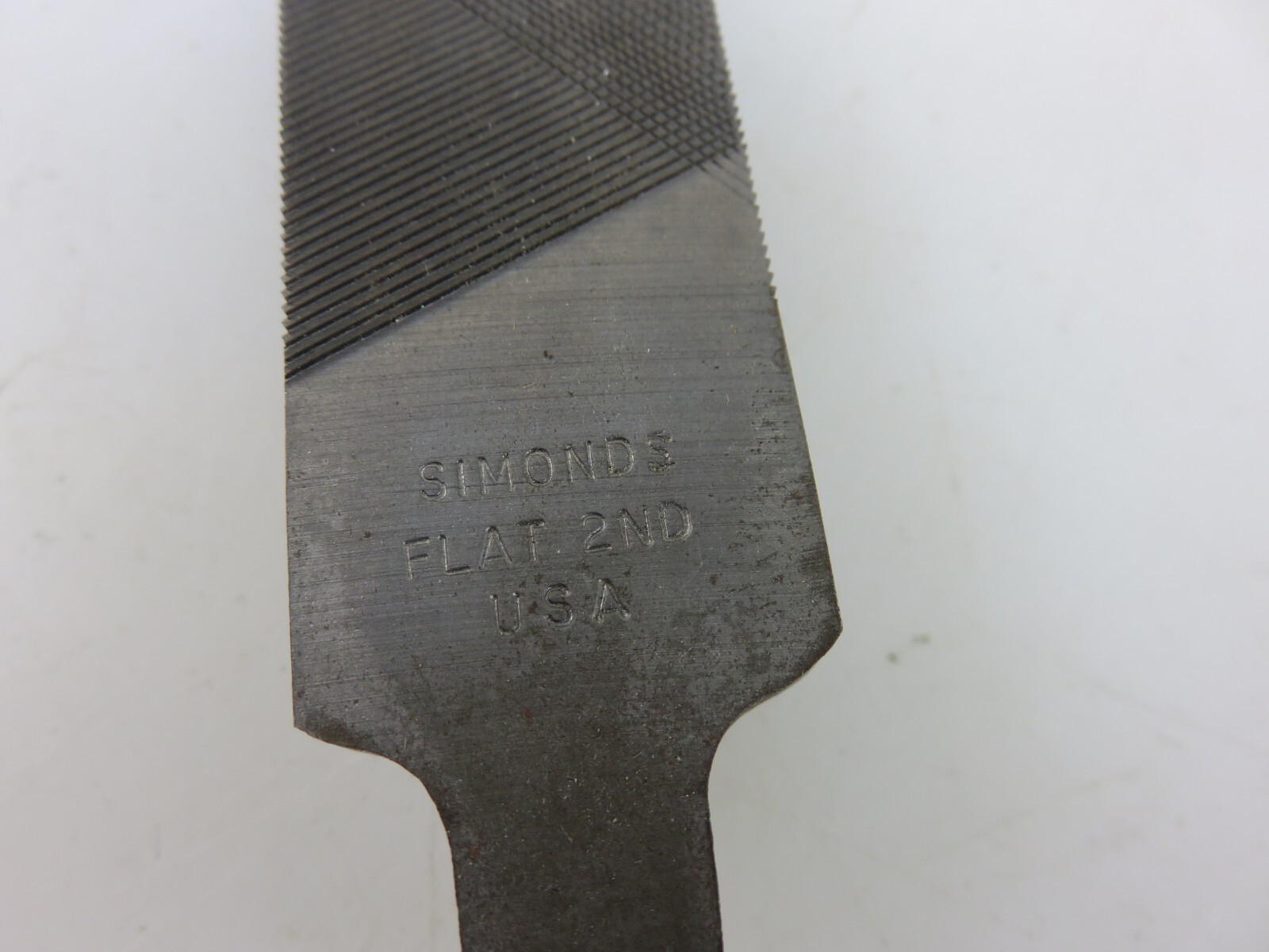 Simonds Flat 2nd & Disston Porter Flat Aluminum Type A 10″ Long 2pc File Set