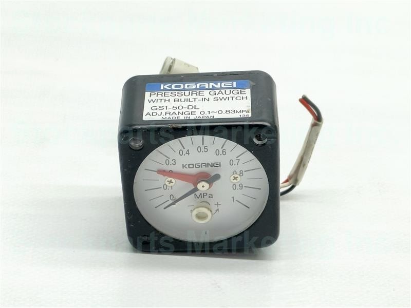 Koganei GS1-50-DL GS150DL Pressure Gauge With Built-In Switch 0.1-0.83MPa DC30V
