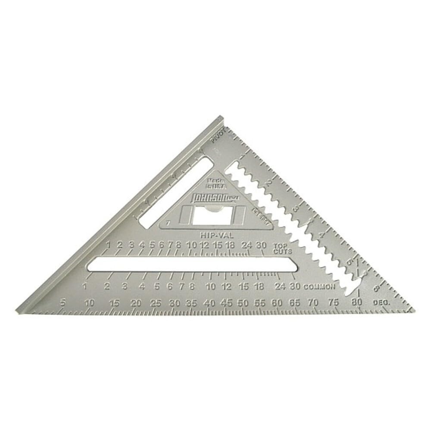 Johnson Level & Tool RAS-1B Johnny Square Professional Aluminum Rafter, 7″, S…