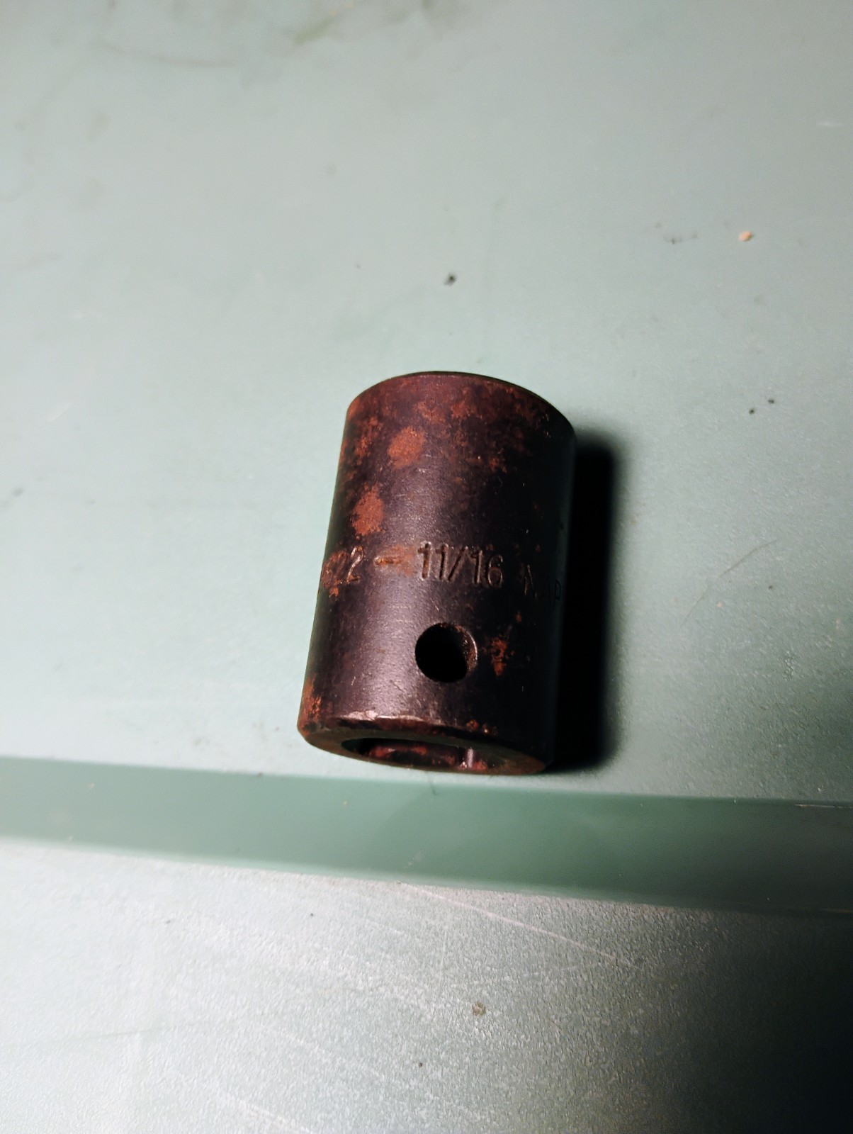 11/16″ NAPA Tools NTP622 SAE 6 Point 1/2” Drive Impact Socket USA Pre-Owned